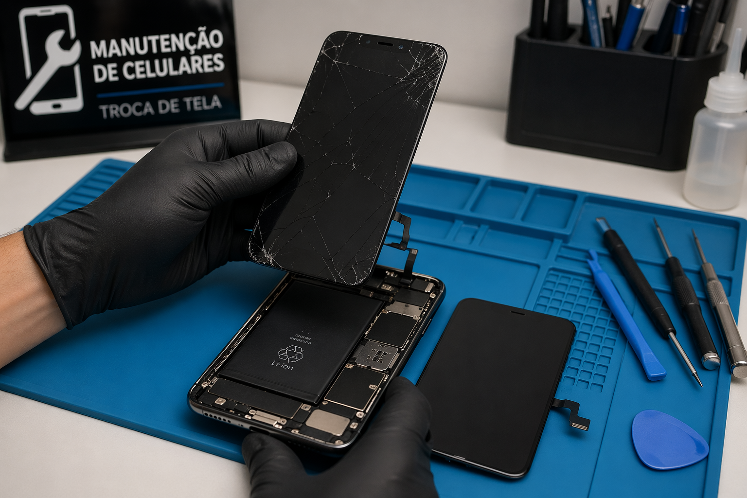 Troca de Tela para Smartphones